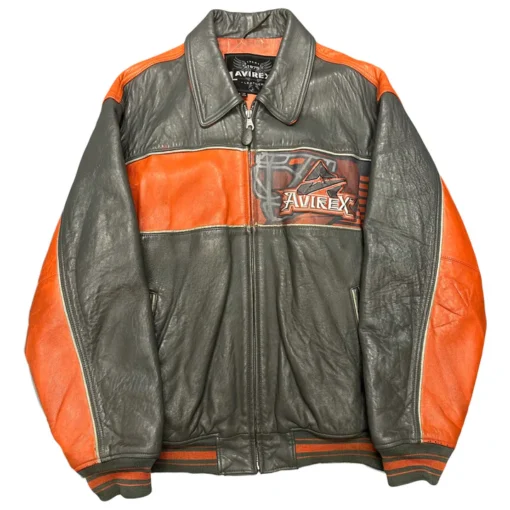 Avirex Ice Tigers Leather Jacket