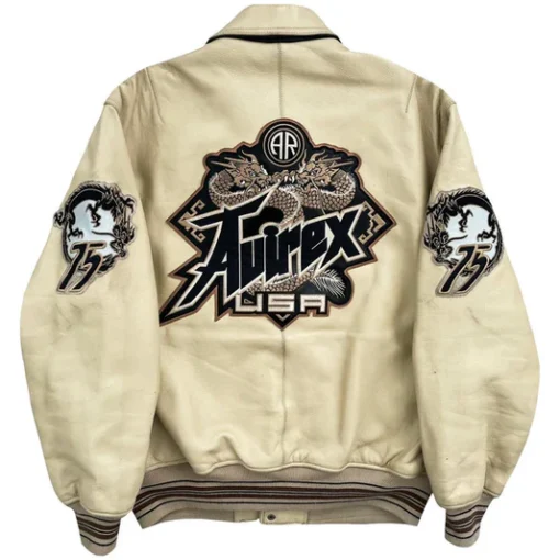 Avirex Leather Varsity Jacket