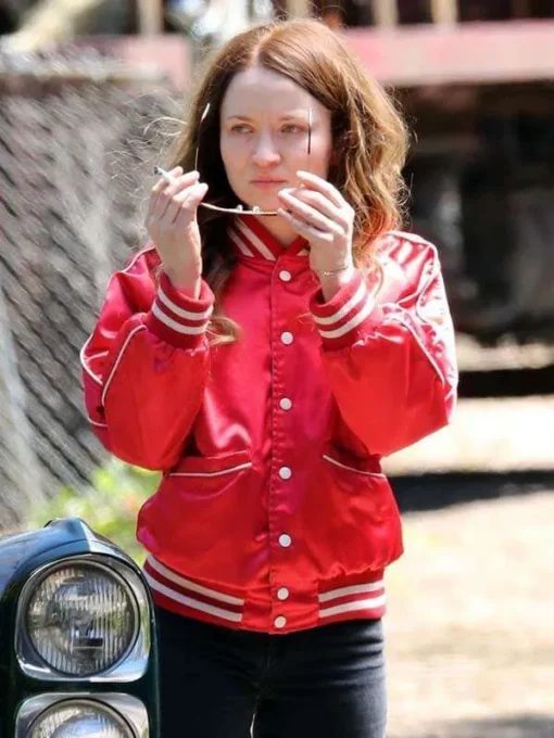 Emily Browning American Gods Laura Moon Varsity Jacket