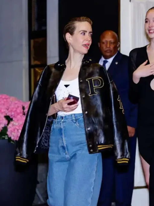 Met Gala After Party 2024 Sarah Paulson Jacket