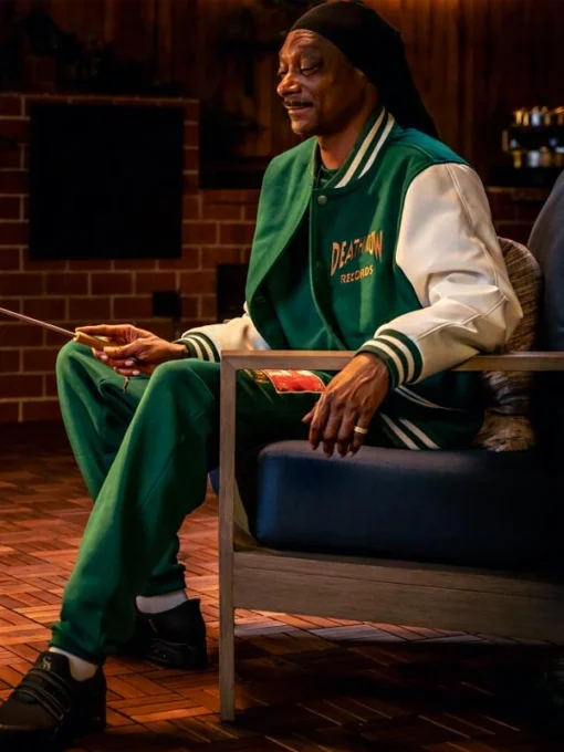 Death Row Green Varsity Jacket