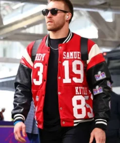 Super Bowl 2024 Kyle Juszczyk Jacket