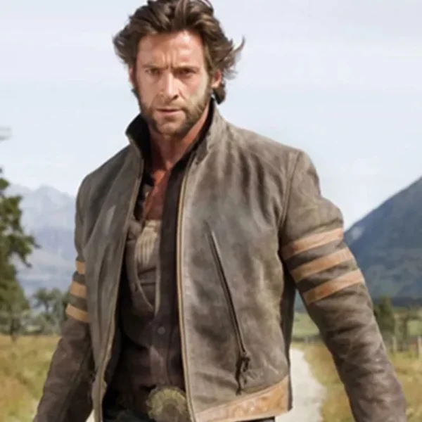 Wolverine inspired leather jacket from X-Men series