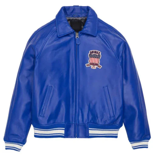 Cobalt Blue Iconic Avirex jacket