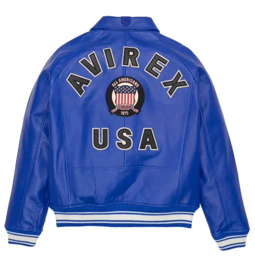 Cobalt Blue Iconic Avirex jacket