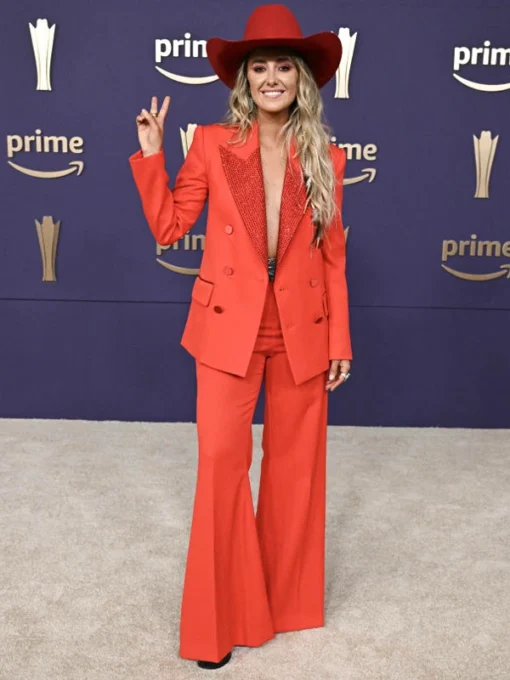 ACM Awards 2024 Lainey Wilson Red Suit