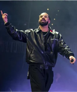 Drake Amici Violente Leather Jacket