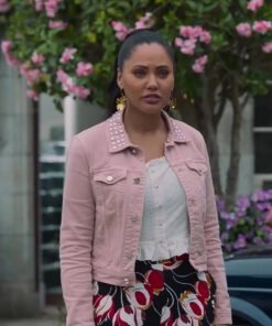 Irish Wish 2024 Ayesha Curry Pink Jacket