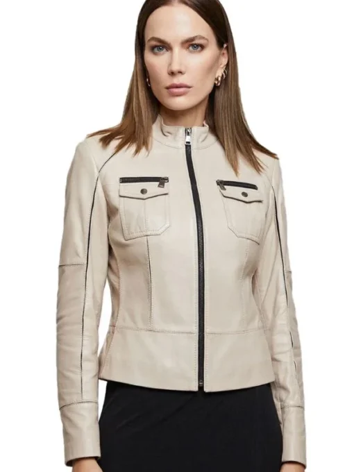 Janet Reno Ladies Dust Storm Colored Trucker Jacket