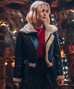 Doctor Who Ruby Sunday Shearling Leather Jacket