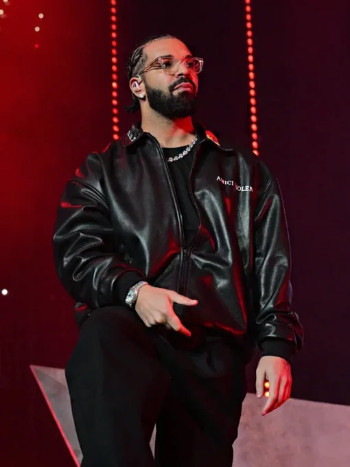 Drake Amici Violente Leather Jacket