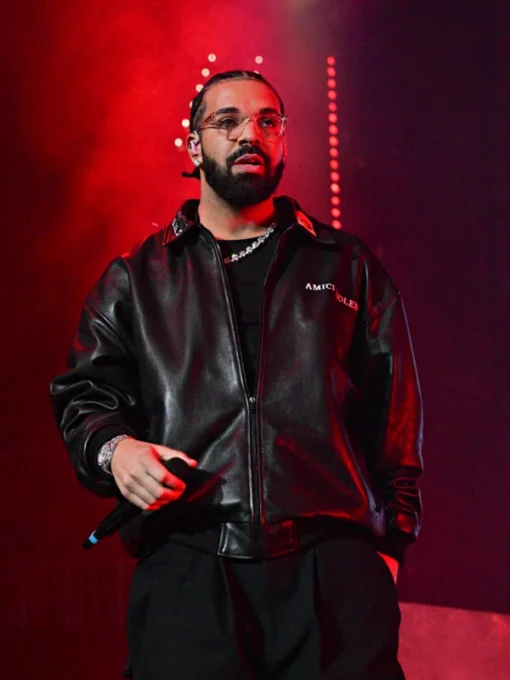 Drake Amici Violente Leather Jacket