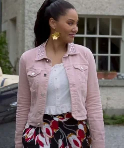 Irish Wish 2024 Ayesha Curry Pink Jacket