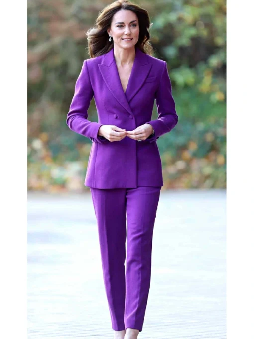 Kate Middleton Purple Suit