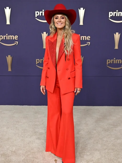 ACM Awards 2024 Lainey Wilson Red Suit