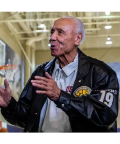 Lenny Wilkens Black Leather Jacket