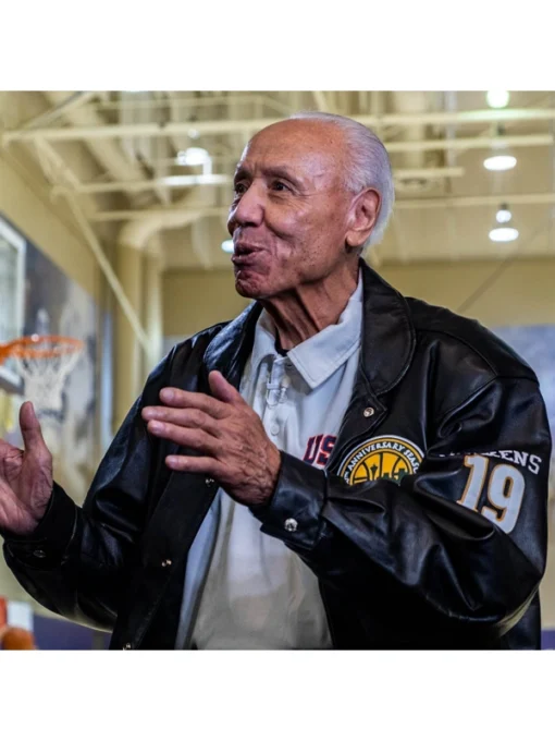 Lenny Wilkens Black Leather Jacket