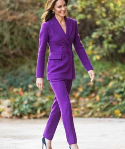 Kate Middleton Purple Suit