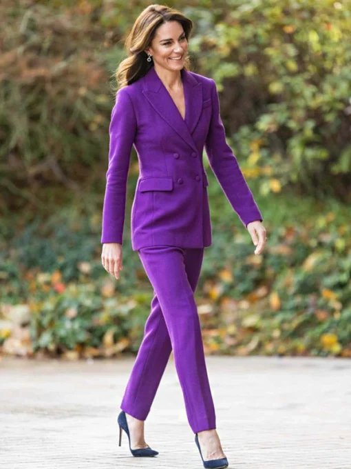 Kate Middleton Purple Suit