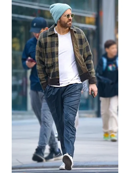 Ryan Reynolds Plaid Jacket