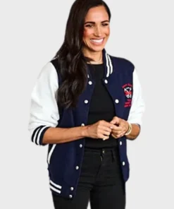 Robert Clack Meghan Markle Letterman Jacket