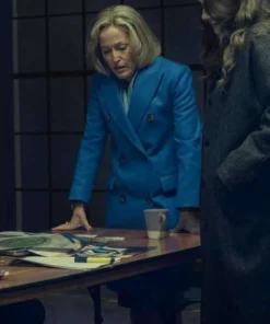 Gillian Anderson Scoop 2024 Blue Coat