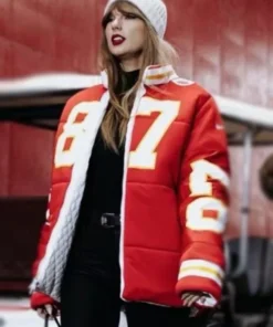 Taylor Swift Kelce 87 Puffer Jacket