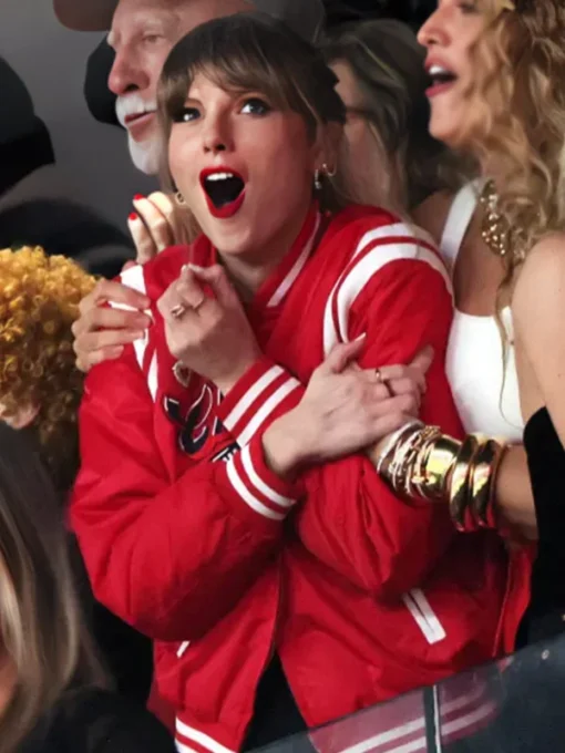 Taylor Swift Chiefs Super Bowl Jacket