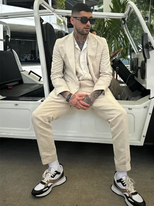 F1 Miami Grand Prix Zayn Malik Suit