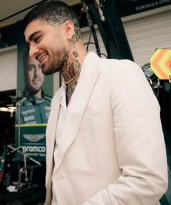 F1 Miami Grand Prix Zayn Malik Suit