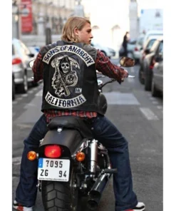 Charlie Hunnam SOA Sons Of Anarchy Leather Vest