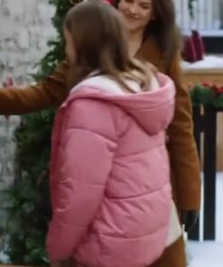 Falling Like Snowflakes 2024 Ava Weiss Pink Puffer Jacket