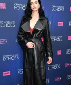 Orphan Black Echoes Krysten Ritter Leather Coat