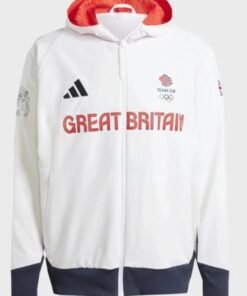 Team GB 2024 Olympic Paris White Jacket