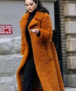 Only Murders in the Building S02 Mabel Mora Brown Fur Coat