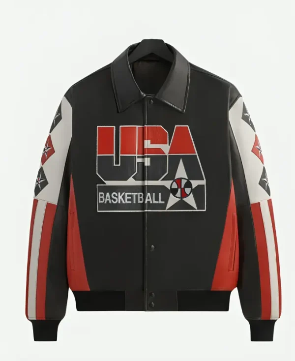 Kevin Durant USA Basketball Leather Jacket