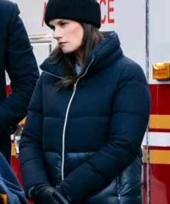 FBI Season 06 Maggie Bell Black Puffer Jacket