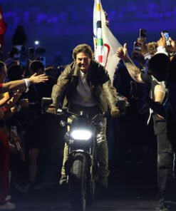 Tom Cruise Olympic 2024 Leather Jacket