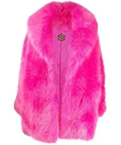 Sabrina Carpenter Pink Fur Coat