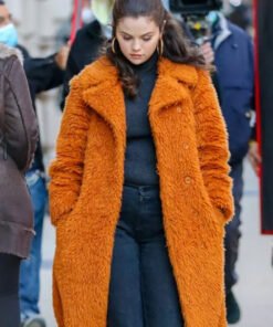 Only Murders in the Building S02 Mabel Mora Brown Fur Coat