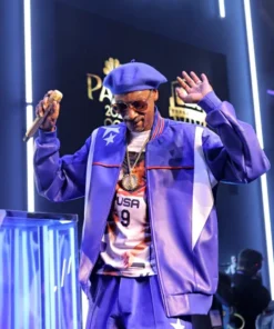 Paris 2024 Olympics Snoop Dogg Purple Jacket