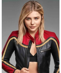 Chloe Grace Moretz Leather Jacket