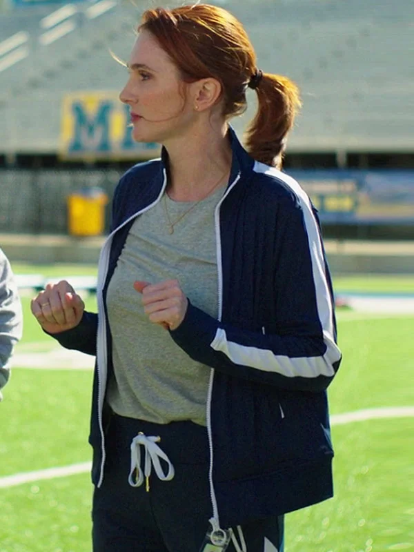 Gwen Sanders English Teacher S01 Blue Track Jacket