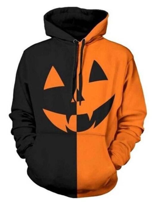 Halloween Pumpkin Head Hoodie