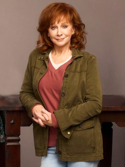 Happy’s Place S01 Reba McEntire Green Jacket