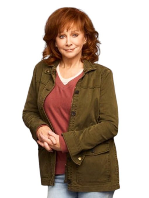 TV Series Happy’s Place 2024 Reba McEntire Green Cotton Jacket