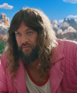 Jason Momoa A Minecraft Movie 2025 Pink Jacket