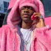 Cam’Ron – Killa Cam Pink Fur Hooded Jacket