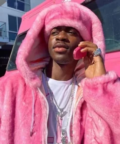 Cam’Ron – Killa Cam Pink Fur Hooded Jacket