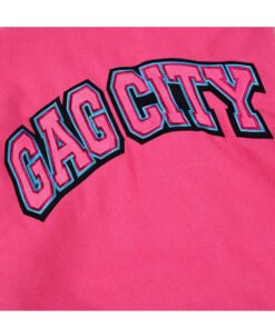 Gag City Pink Varsity Jacket